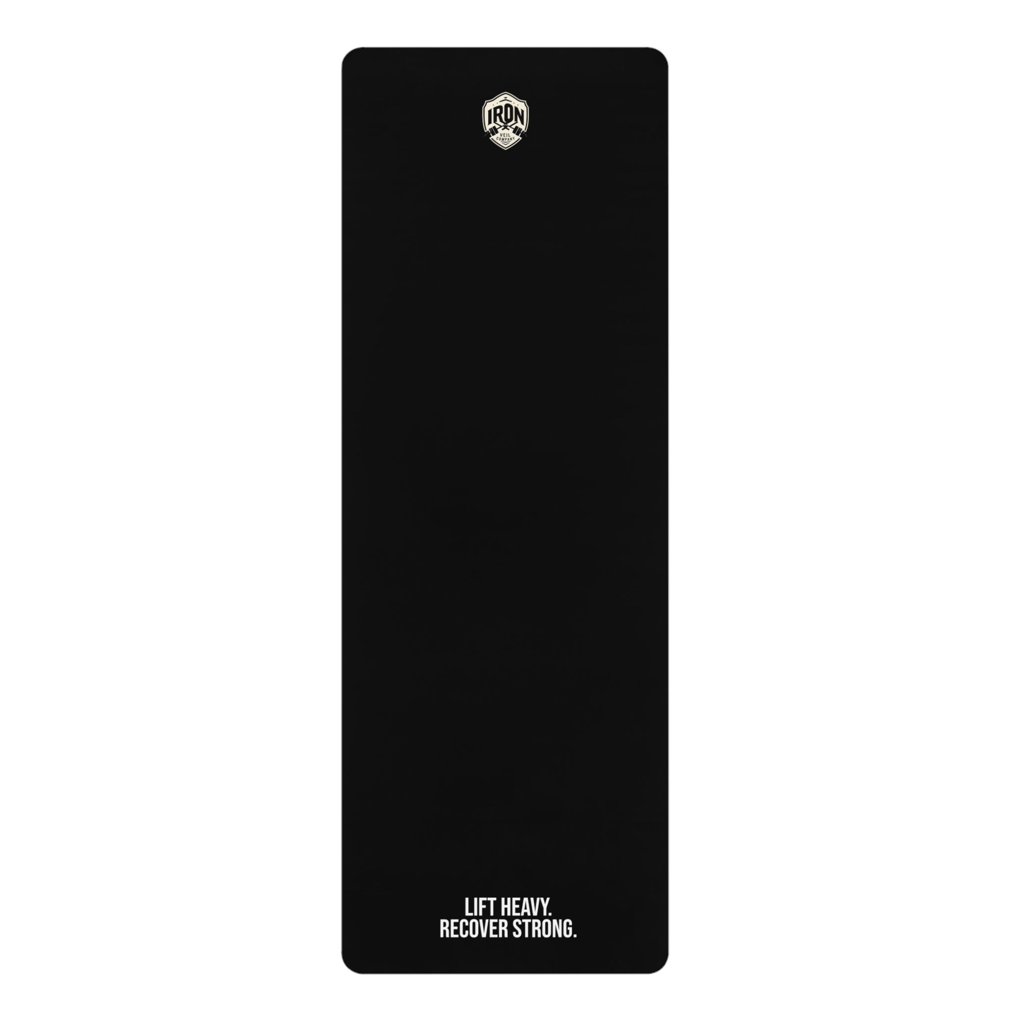 Durable Rubber Yoga Mat - Lift Heavy, Recover Strong, Fitness Enthusiasts, Home Workouts, Yoga Classes, Gift for Athletes